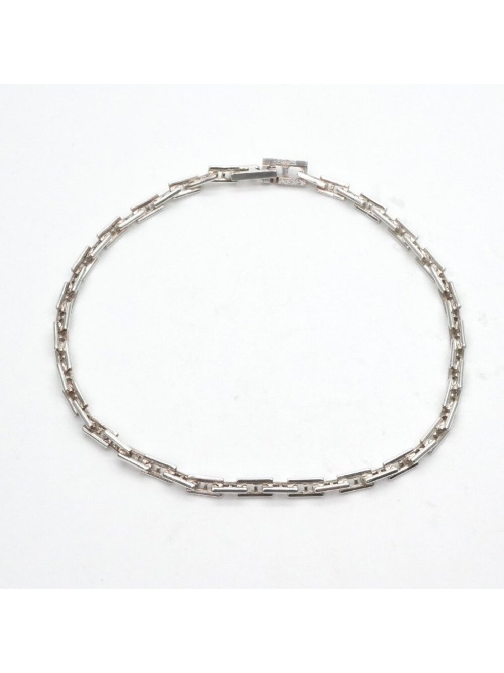 Hermes Hercules Bracelet Bangle Cuff Silver PM 18